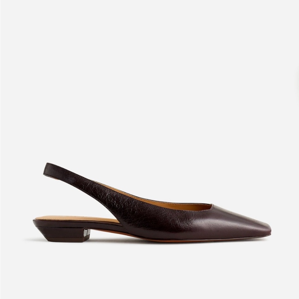 Madewell Ophelia Slingback Flats in Espresso Bean - Picture 2 of 6